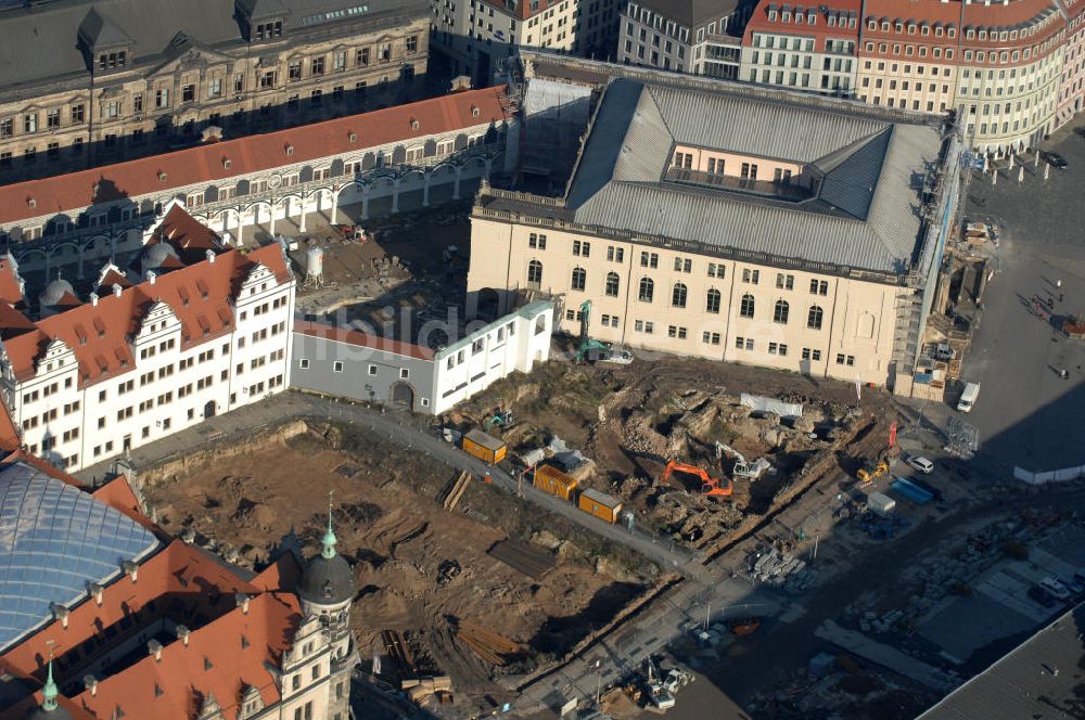 Dresden aus der Vogelperspektive: Verkehrsmuseum Dresden