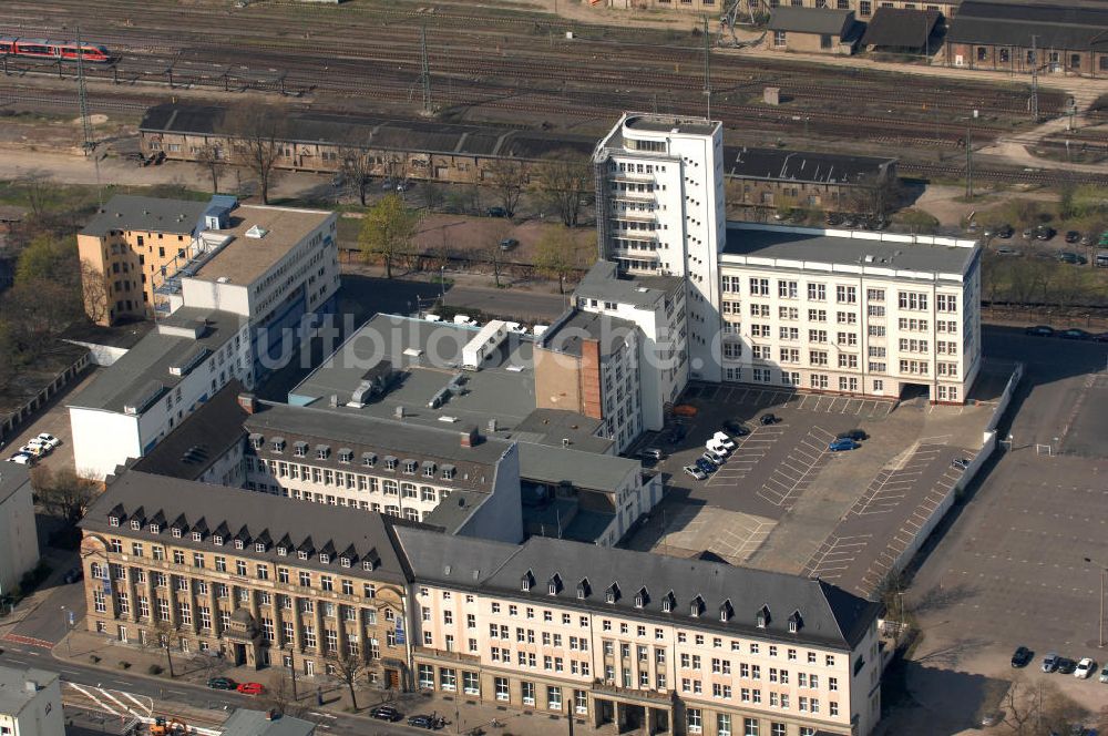 Luftbild Magdeburg - Verlagsgebäude Volksstimme Magdeburg