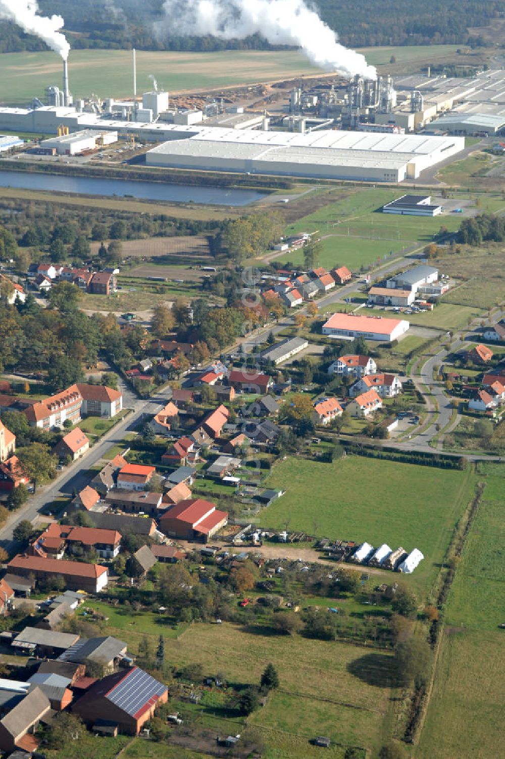 Luftbild Heiligengrabe - Verlauf Bundesstrasse 189 von Wittenberge bis Wittstock