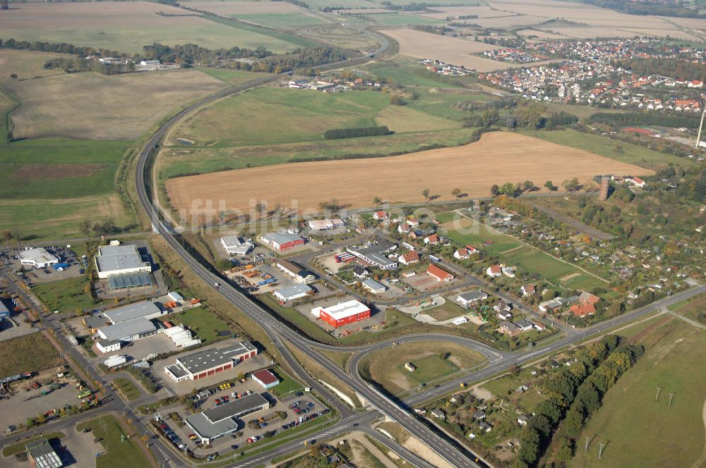 Luftaufnahme Pitzwalk - Verlauf Bundesstrasse 189 von Wittenberge bis Wittstock