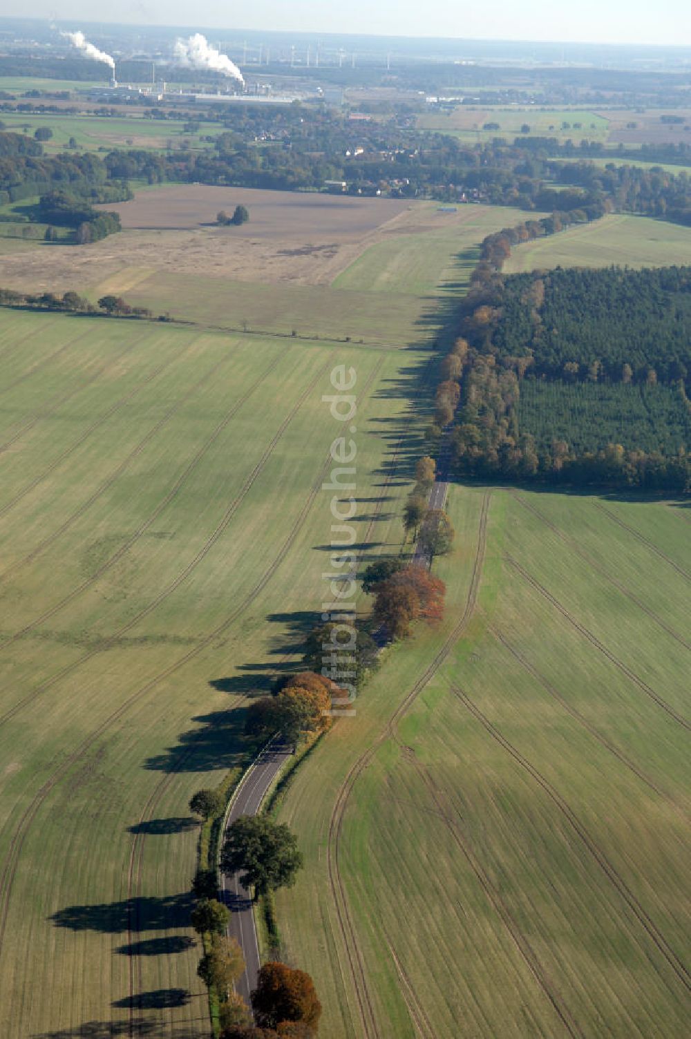 Luftbild Kemnitz - Verlauf Bundesstrasse 189 von Wittenberge bis Wittstock