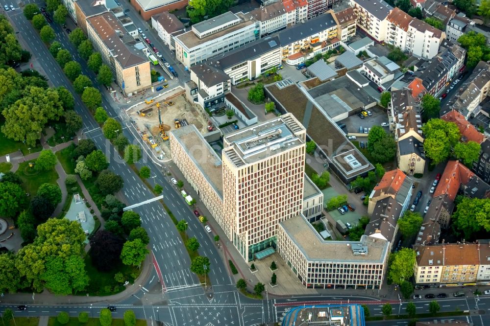 Luftaufnahme Dortmund - Versicherungshochhaus Hoher Wall der Volkswohlbund Versicherung in Dortmund im Ruhrgebiet in Nordrhein-Westfalen