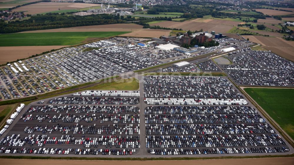 Luftaufnahme Zülpich - Verteilzentrum auf dem Gelände der CAT Germany GmbH in Zülpich im Bundesland Nordrhein-Westfalen, Deutschland