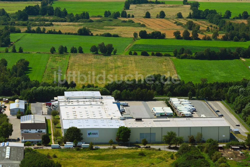 Neu Wulmstorf von oben - Verteilzentrum auf dem Gelände der HAVI Logistic in Neu Wulmstorf im Bundesland Niedersachsen, Deutschland