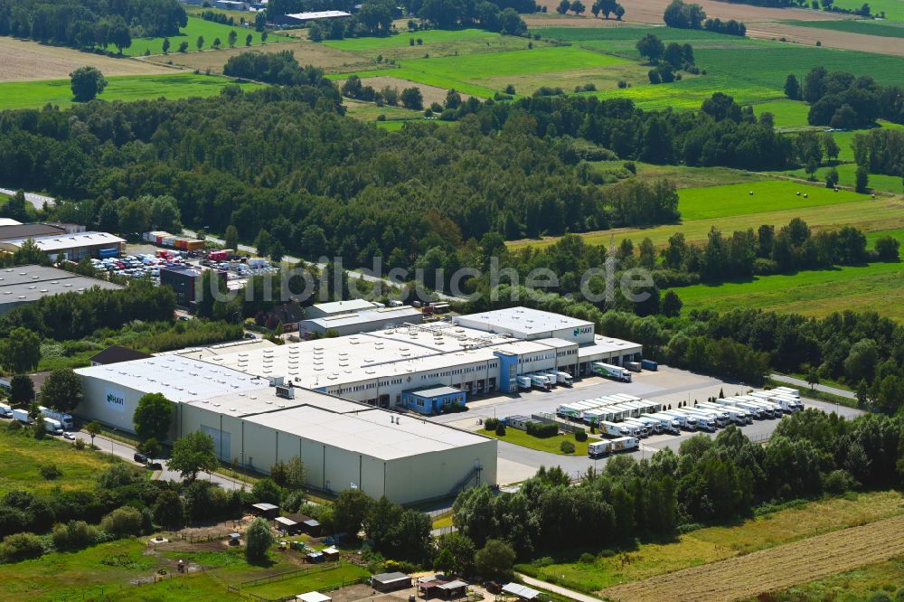 Neu Wulmstorf aus der Vogelperspektive: Verteilzentrum auf dem Gelände der HAVI Logistic in Neu Wulmstorf im Bundesland Niedersachsen, Deutschland