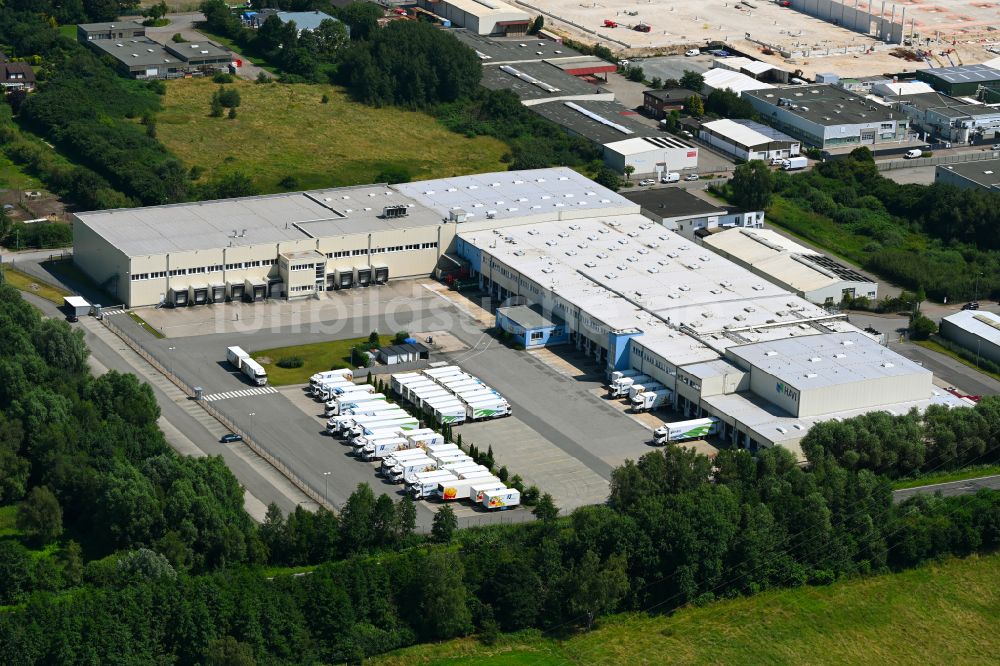 Neu Wulmstorf von oben - Verteilzentrum auf dem Gelände der HAVI Logistic in Neu Wulmstorf im Bundesland Niedersachsen, Deutschland