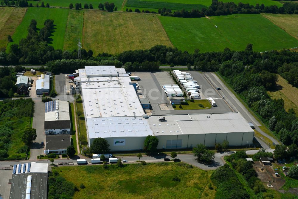 Neu Wulmstorf von oben - Verteilzentrum auf dem Gelände der HAVI Logistic in Neu Wulmstorf im Bundesland Niedersachsen, Deutschland