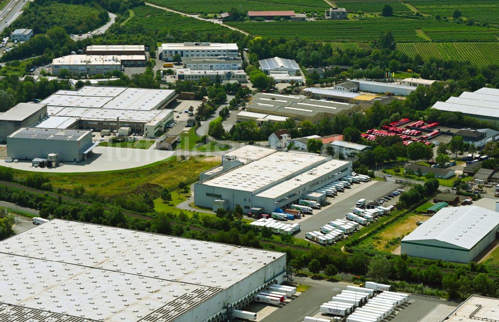 Luftaufnahme Bingen am Rhein - Verteilzentrum auf dem Gelände der HAVI Logistics in Bingen am Rhein im Bundesland Rheinland-Pfalz, Deutschland