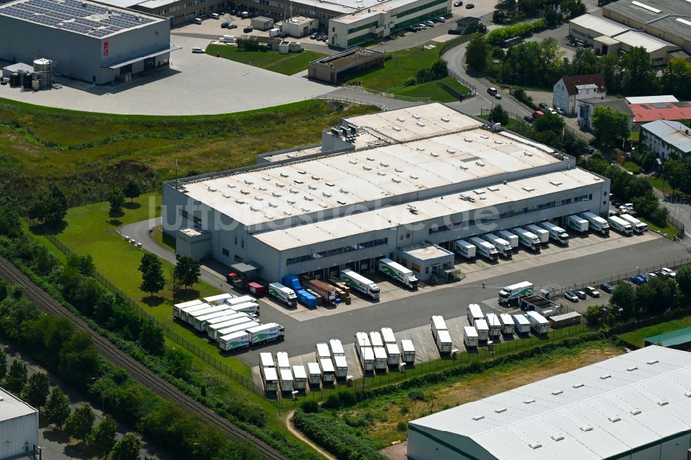 Bingen am Rhein aus der Vogelperspektive: Verteilzentrum auf dem Gelände der HAVI Logistics in Bingen am Rhein im Bundesland Rheinland-Pfalz, Deutschland