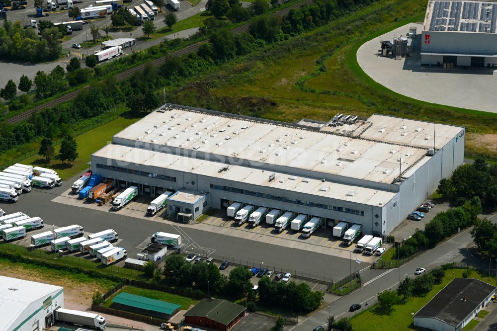 Luftbild Bingen am Rhein - Verteilzentrum auf dem Gelände der HAVI Logistics in Bingen am Rhein im Bundesland Rheinland-Pfalz, Deutschland