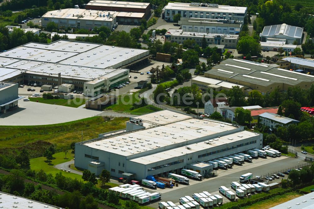 Bingen am Rhein von oben - Verteilzentrum auf dem Gelände der HAVI Logistics in Bingen am Rhein im Bundesland Rheinland-Pfalz, Deutschland