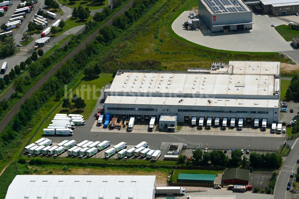 Luftbild Bingen am Rhein - Verteilzentrum auf dem Gelände der HAVI Logistics in Bingen am Rhein im Bundesland Rheinland-Pfalz, Deutschland