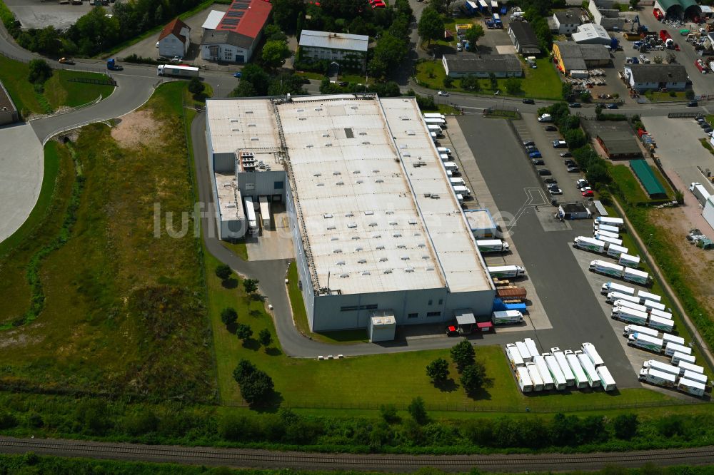 Bingen am Rhein aus der Vogelperspektive: Verteilzentrum auf dem Gelände der HAVI Logistics in Bingen am Rhein im Bundesland Rheinland-Pfalz, Deutschland