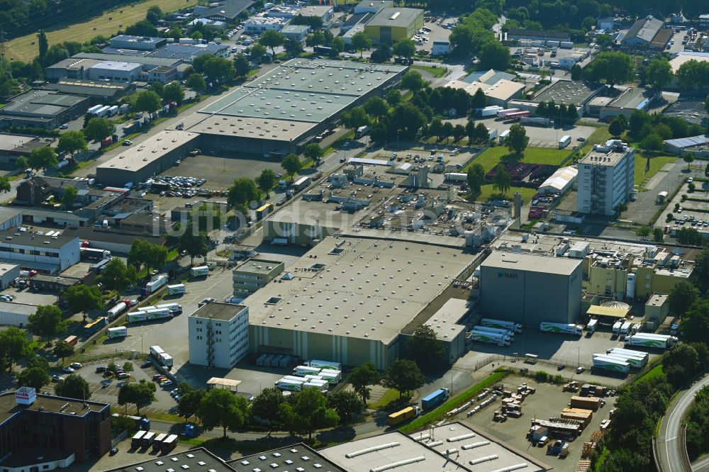 Luftaufnahme Duisburg - Verteilzentrum auf dem Gelände der HAVI Logistics in Duisburg im Bundesland Nordrhein-Westfalen, Deutschland