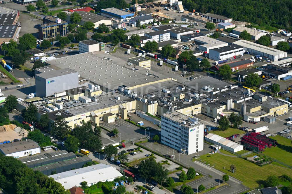 Luftbild Duisburg - Verteilzentrum auf dem Gelände der HAVI Logistics in Duisburg im Bundesland Nordrhein-Westfalen, Deutschland