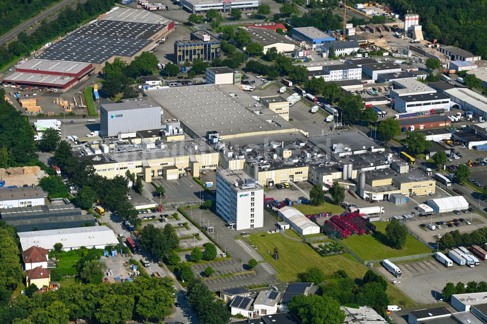 Luftaufnahme Duisburg - Verteilzentrum auf dem Gelände der HAVI Logistics in Duisburg im Bundesland Nordrhein-Westfalen, Deutschland