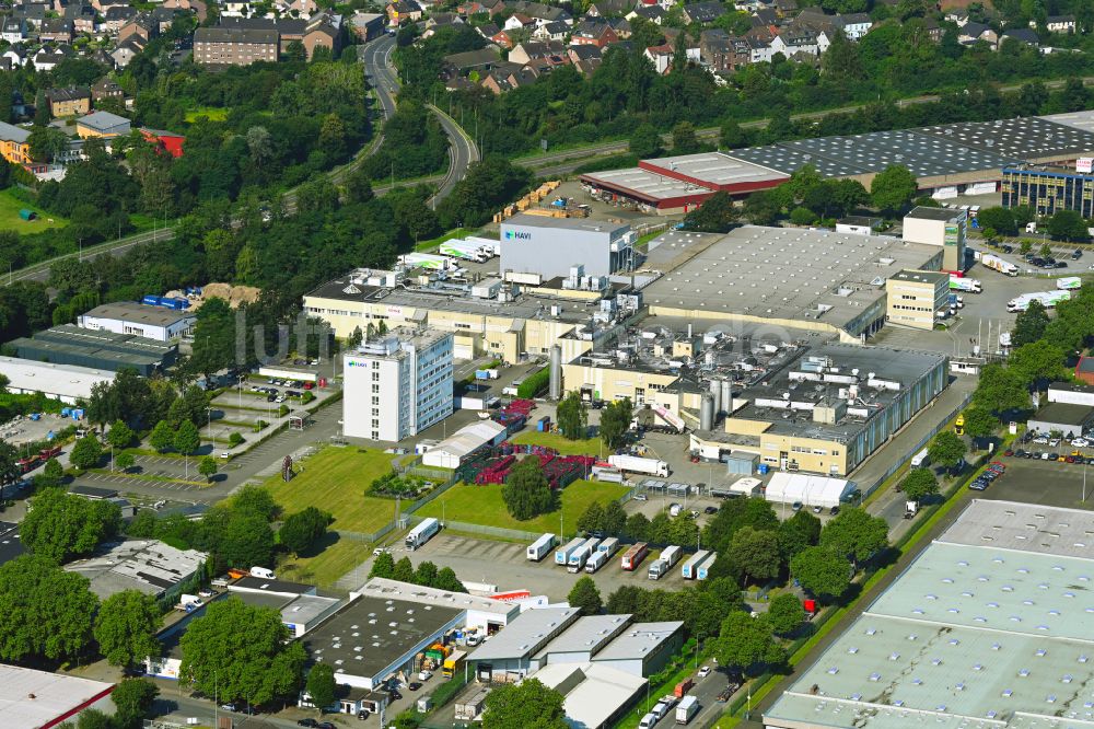 Luftbild Duisburg - Verteilzentrum auf dem Gelände der HAVI Logistics in Duisburg im Bundesland Nordrhein-Westfalen, Deutschland