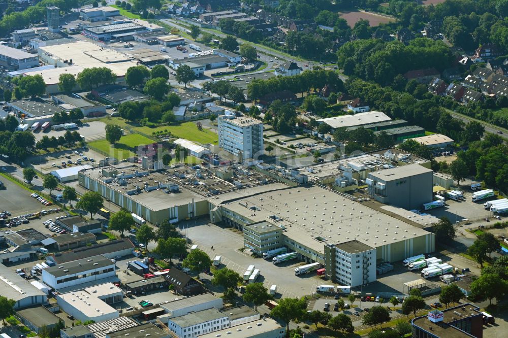 Luftbild Duisburg - Verteilzentrum auf dem Gelände der HAVI Logistics in Duisburg im Bundesland Nordrhein-Westfalen, Deutschland