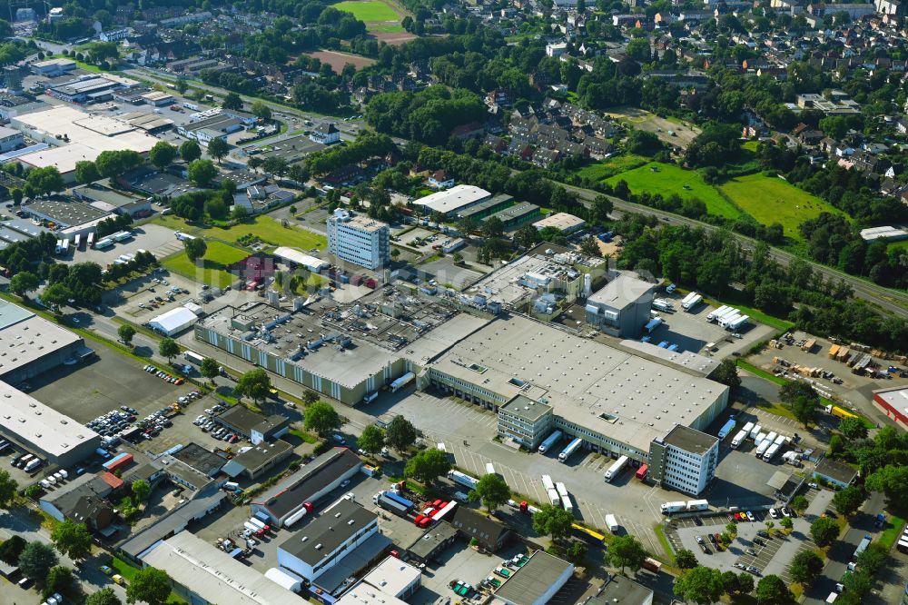 Luftbild Duisburg - Verteilzentrum auf dem Gelände der HAVI Logistics in Duisburg im Bundesland Nordrhein-Westfalen, Deutschland