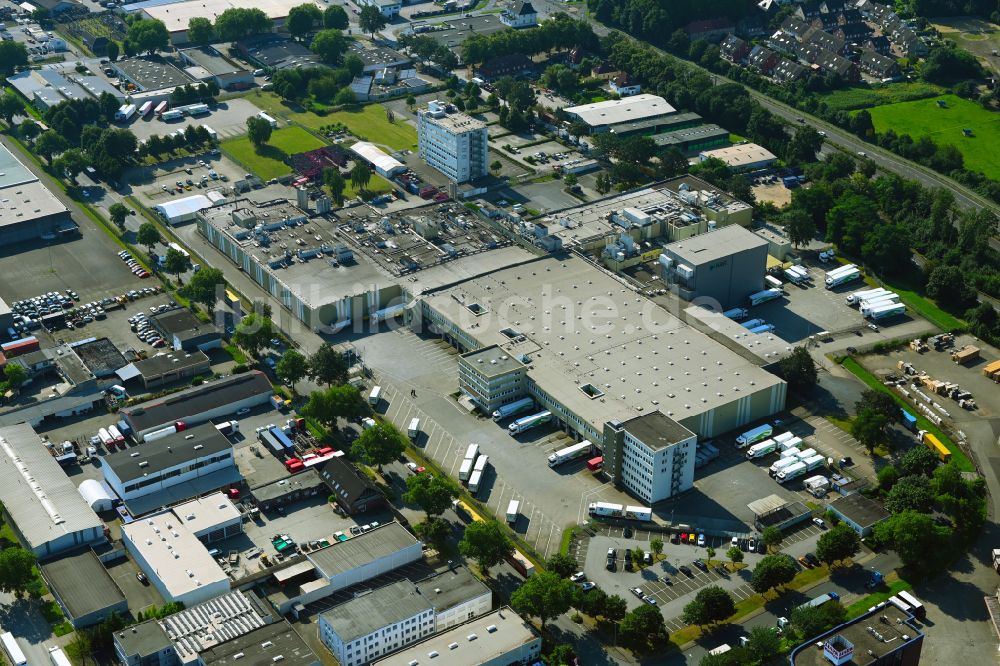 Luftaufnahme Duisburg - Verteilzentrum auf dem Gelände der HAVI Logistics in Duisburg im Bundesland Nordrhein-Westfalen, Deutschland