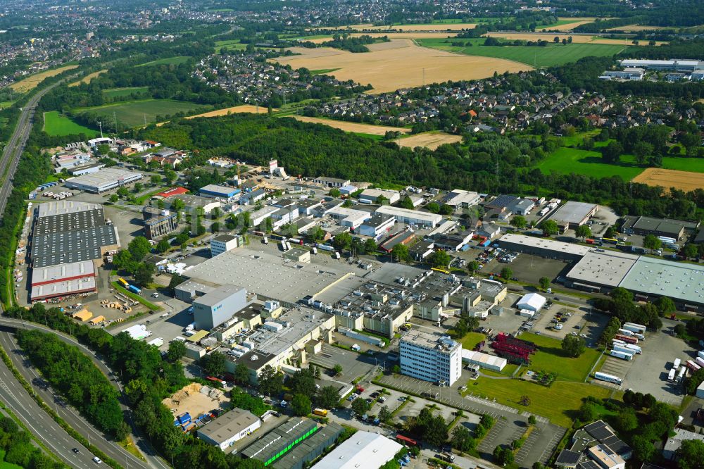 Luftbild Duisburg - Verteilzentrum auf dem Gelände der HAVI Logistics in Duisburg im Bundesland Nordrhein-Westfalen, Deutschland