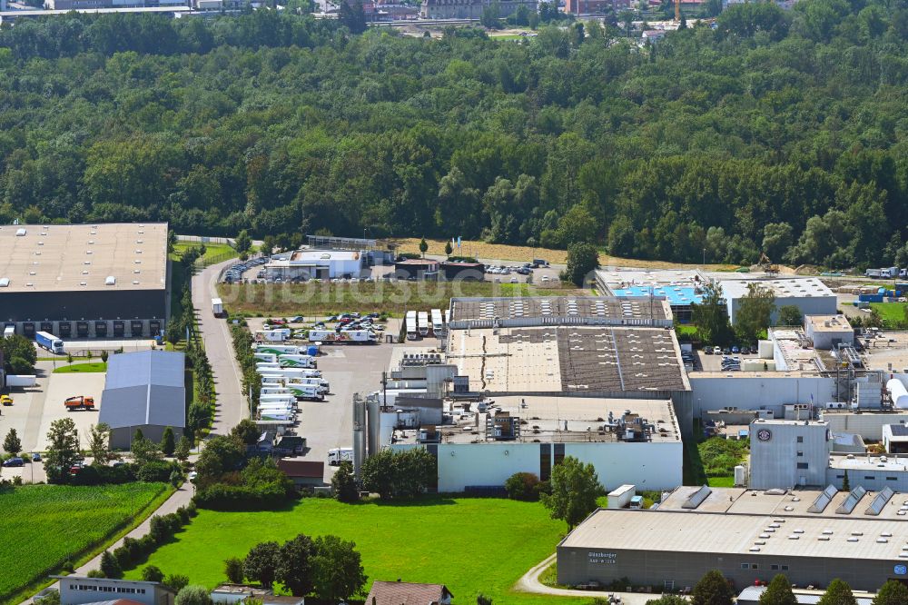 Günzburg aus der Vogelperspektive: Verteilzentrum auf dem Gelände der HAVI Logistics in Günzburg im Bundesland Bayern, Deutschland