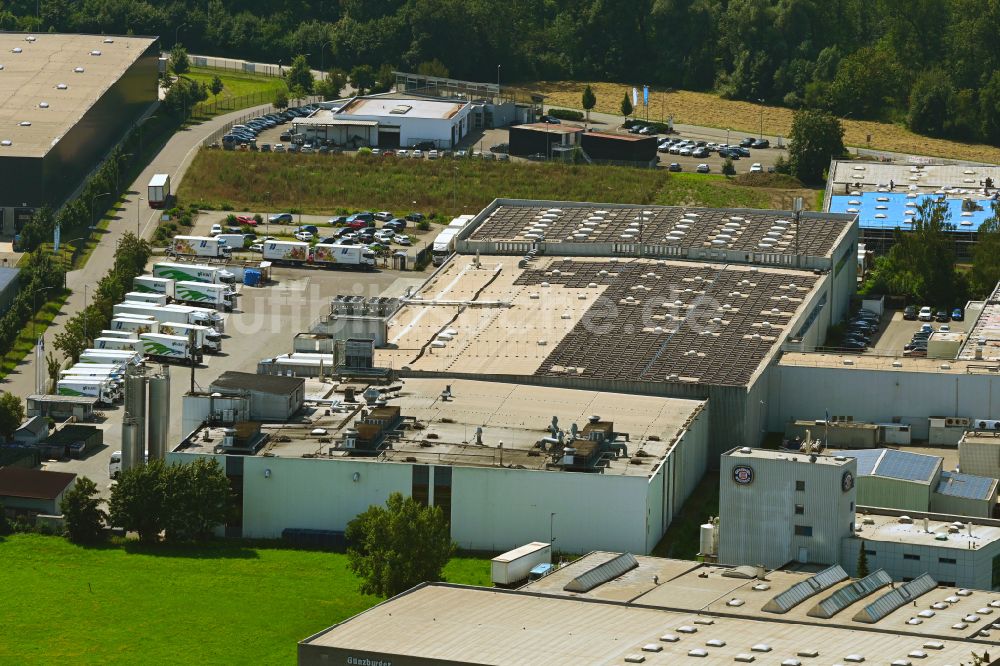 Luftbild Günzburg - Verteilzentrum auf dem Gelände der HAVI Logistics in Günzburg im Bundesland Bayern, Deutschland