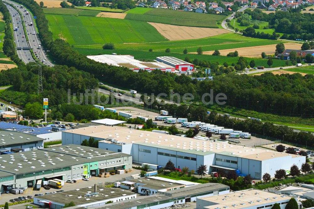 Luftbild Ilsfeld - Verteilzentrum auf dem Gelände der HAVI Logistics in Ilsfeld im Bundesland Baden-Württemberg, Deutschland