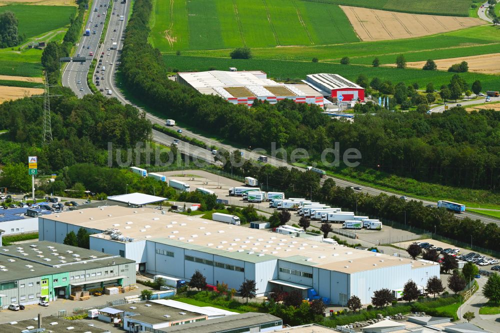 Luftaufnahme Ilsfeld - Verteilzentrum auf dem Gelände der HAVI Logistics in Ilsfeld im Bundesland Baden-Württemberg, Deutschland