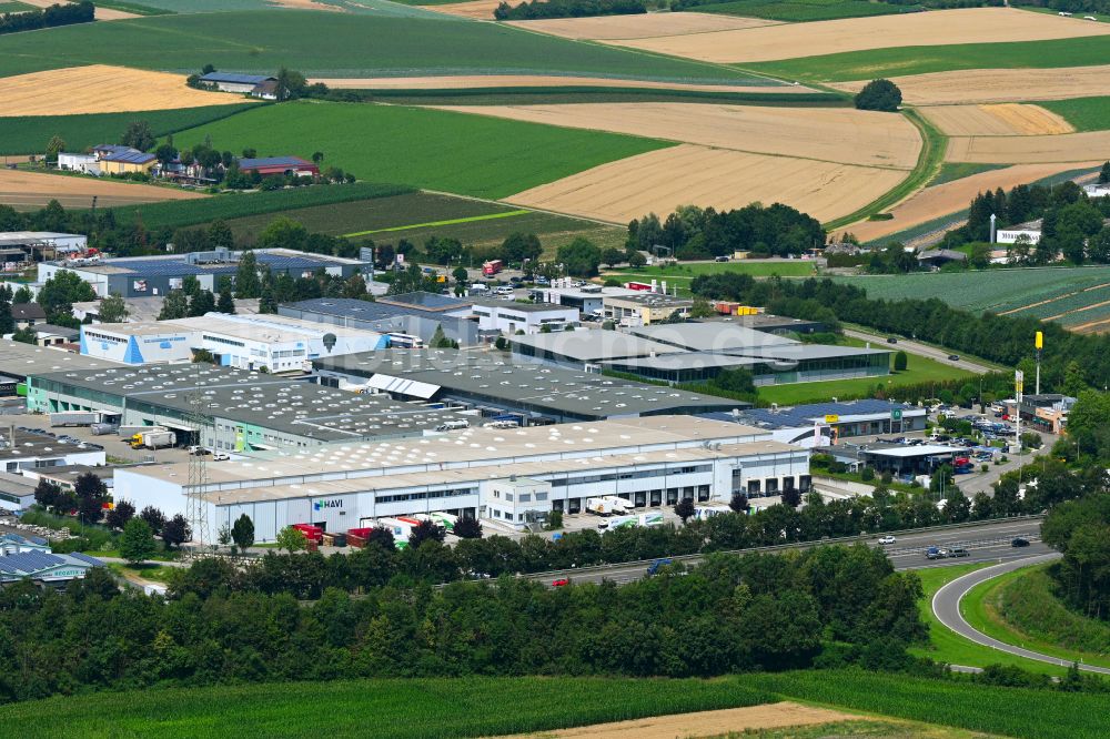 Luftbild Ilsfeld - Verteilzentrum auf dem Gelände der HAVI Logistics in Ilsfeld im Bundesland Baden-Württemberg, Deutschland