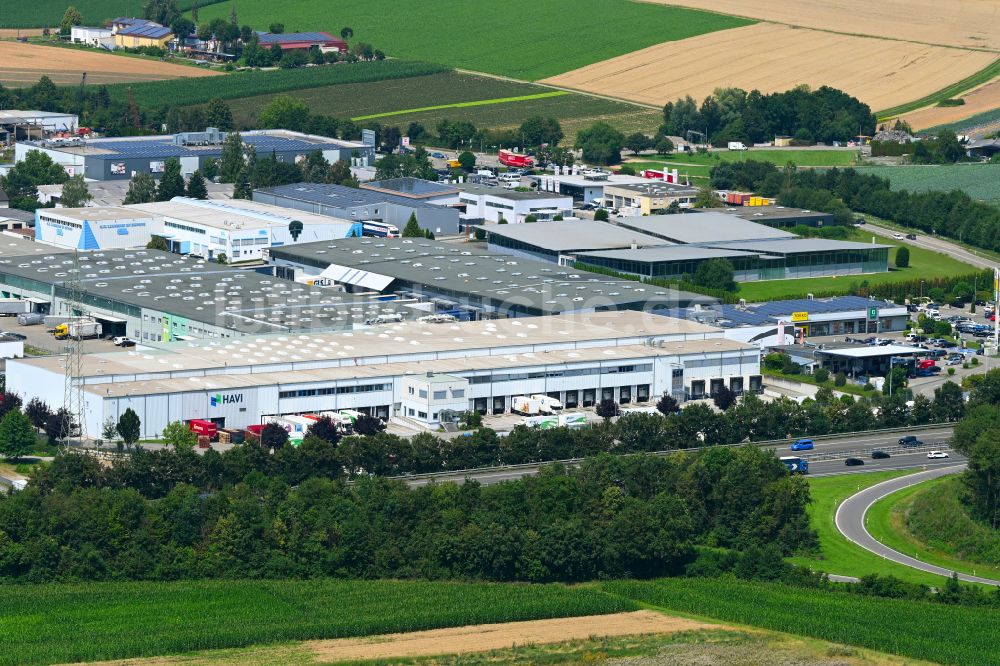 Luftaufnahme Ilsfeld - Verteilzentrum auf dem Gelände der HAVI Logistics in Ilsfeld im Bundesland Baden-Württemberg, Deutschland