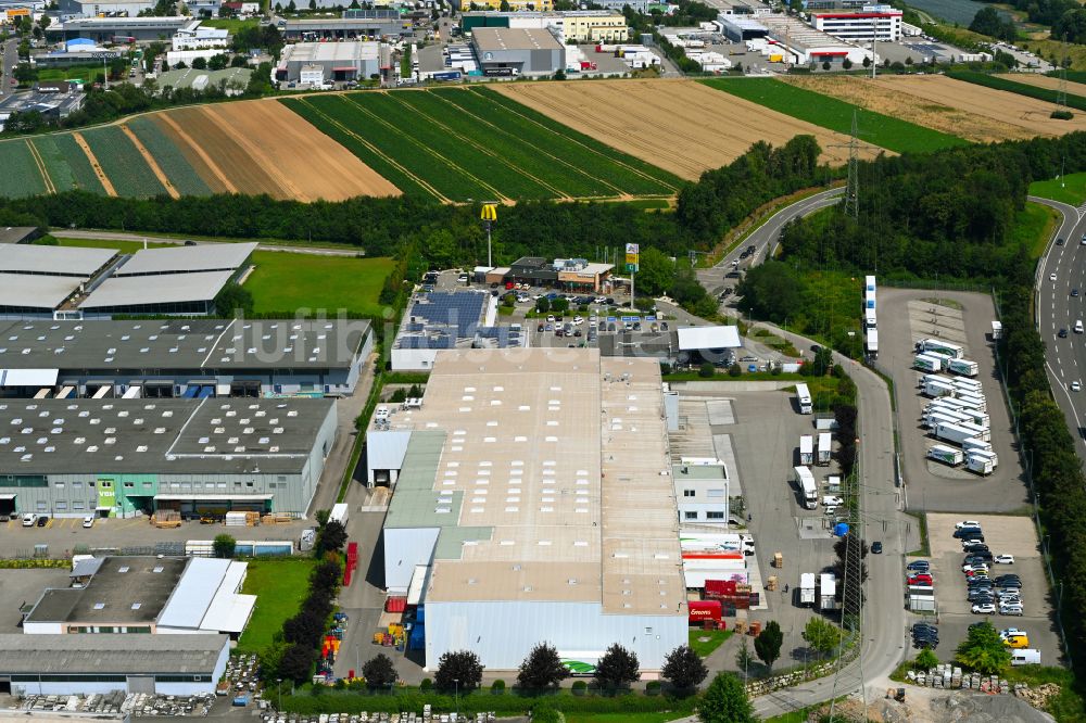 Luftaufnahme Ilsfeld - Verteilzentrum auf dem Gelände der HAVI Logistics in Ilsfeld im Bundesland Baden-Württemberg, Deutschland