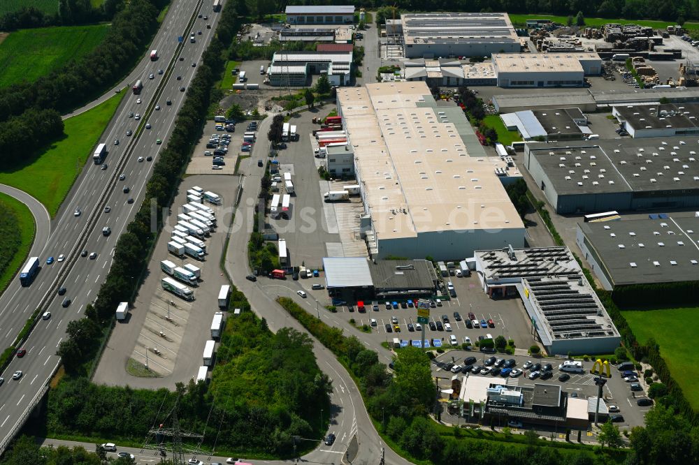 Luftbild Ilsfeld - Verteilzentrum auf dem Gelände der HAVI Logistics in Ilsfeld im Bundesland Baden-Württemberg, Deutschland