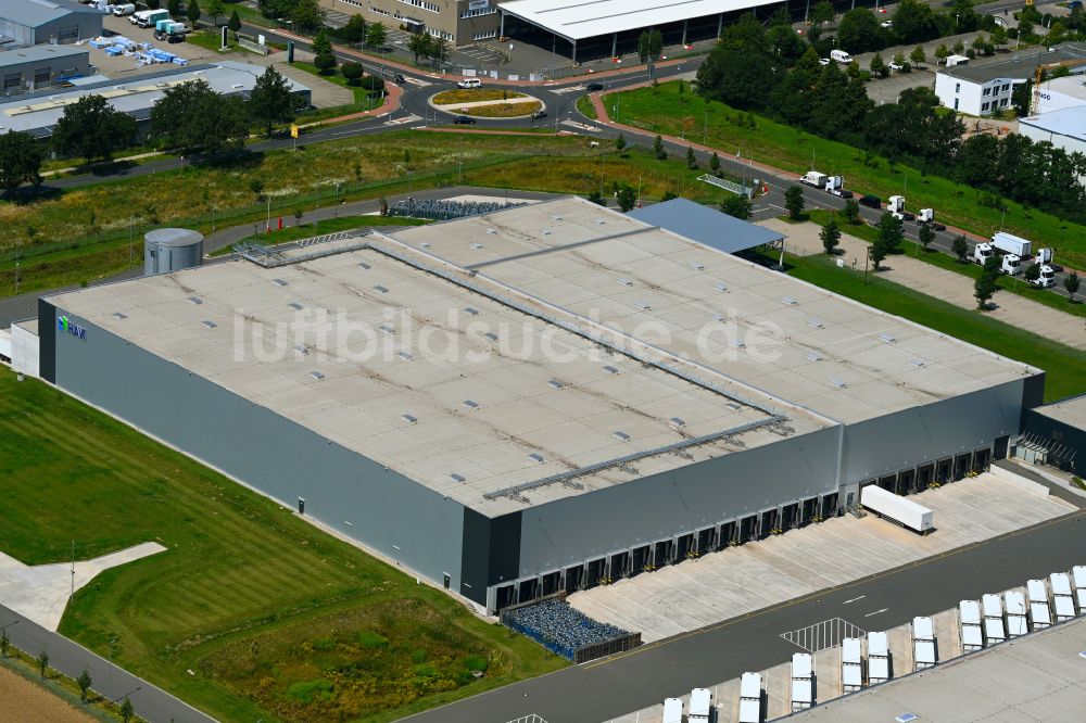 Wunstorf aus der Vogelperspektive: Verteilzentrum auf dem Gelände der HAVI Logistics in Wunstorf im Bundesland Niedersachsen, Deutschland