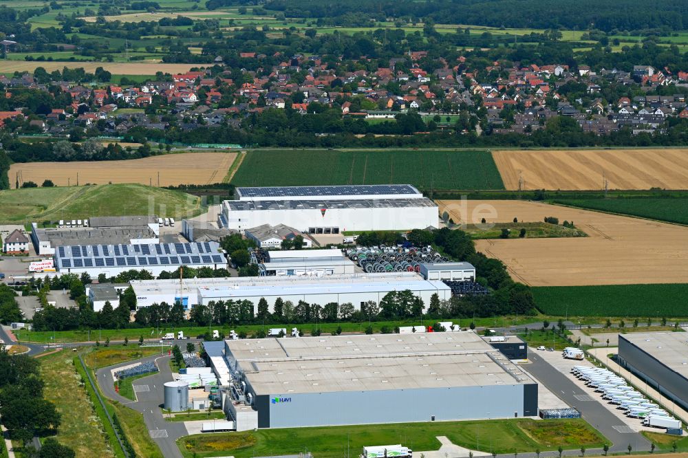 Luftbild Wunstorf - Verteilzentrum auf dem Gelände der HAVI Logistics in Wunstorf im Bundesland Niedersachsen, Deutschland