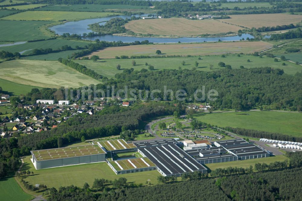 Coswig aus der Vogelperspektive: Vertriebszentrum Ernsting´s family Coswig-Klieken