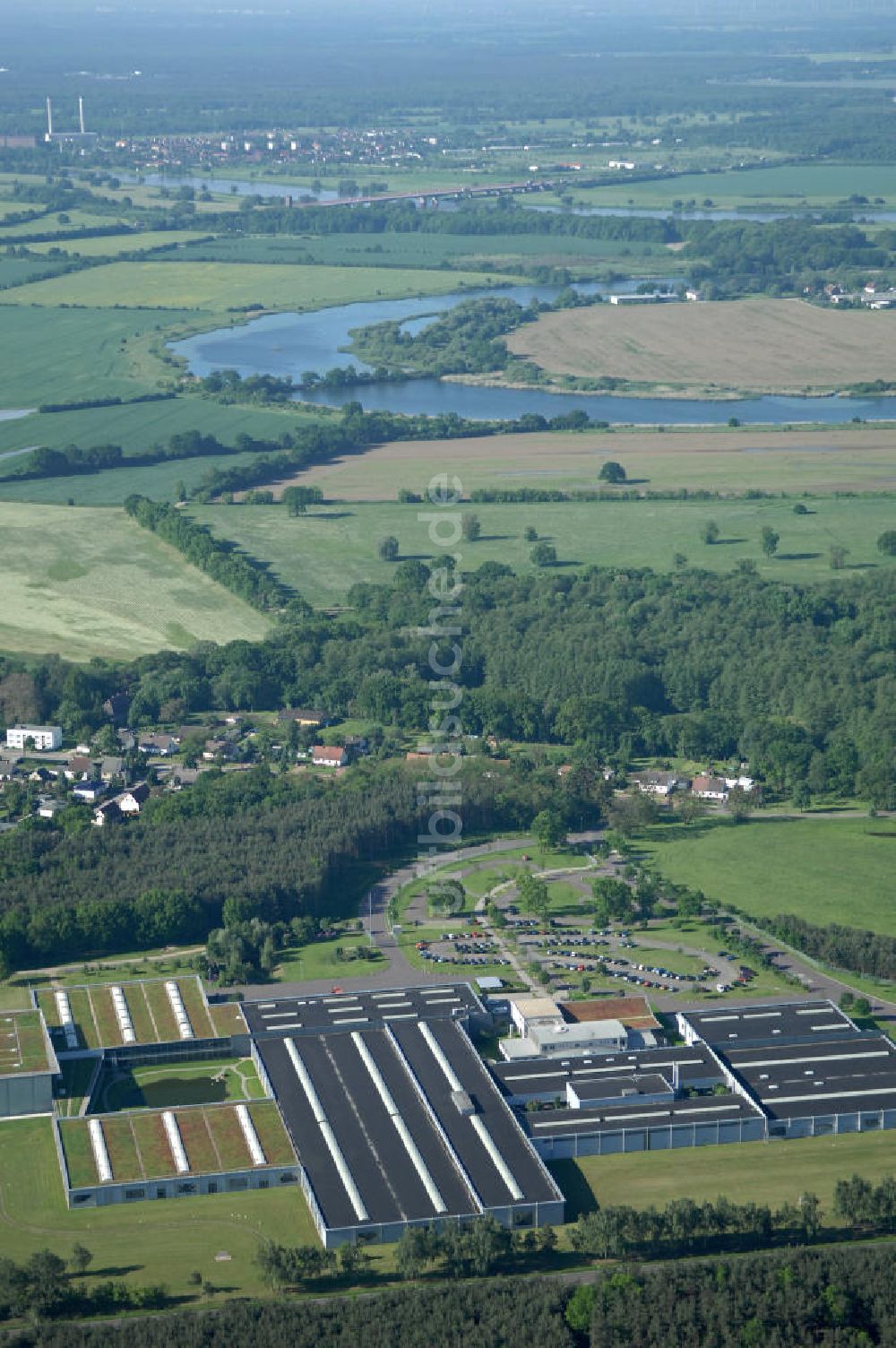 Luftaufnahme Coswig - Vertriebszentrum Ernsting´s family Coswig-Klieken