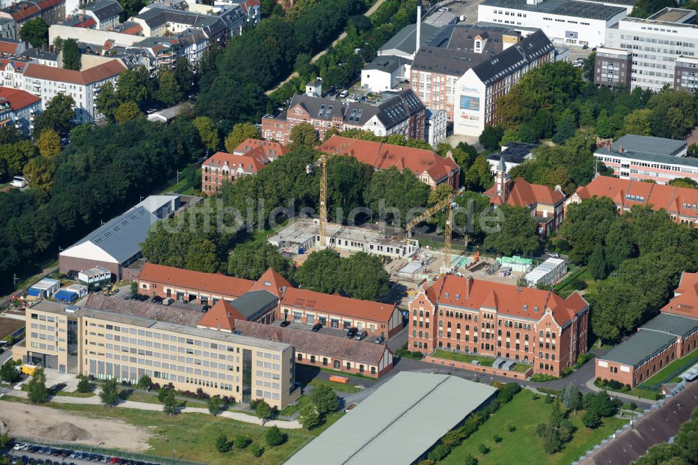 Berlin von oben - Verwaltungsgebäude Bundeskriminalamt - Gemeinsames Terror Abwehrzentrum ( GTAZ ) in Berlin, Deutschland