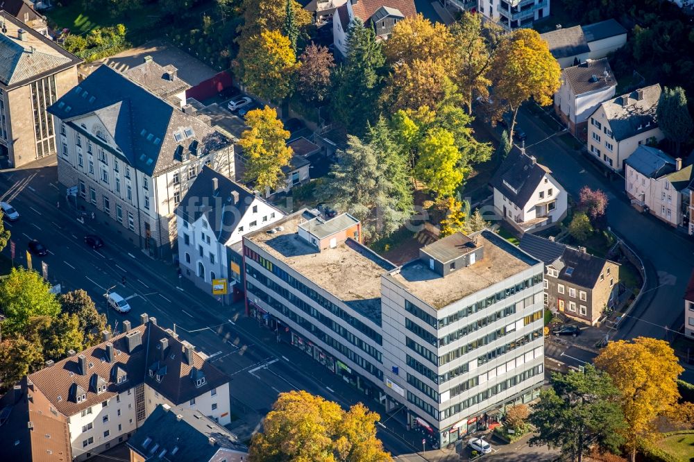 Luftaufnahme Siegen - Verwaltungsgebäude der Deutschen Rentenversicherung in Siegen im Bundesland Nordrhein-Westfalen