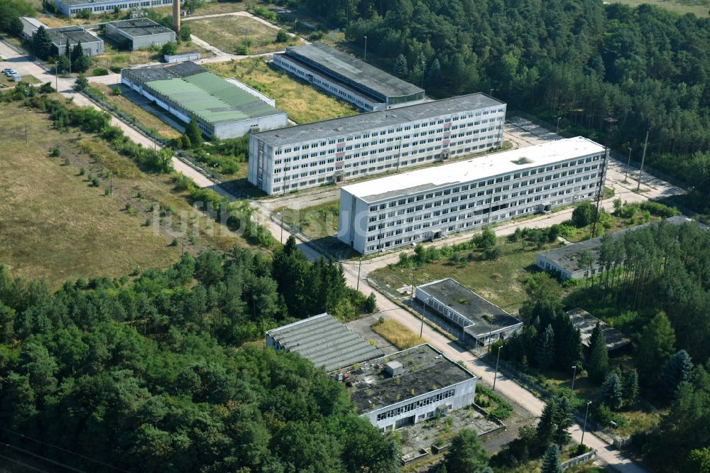 Luftbild Hansestadt Stendal - Verwaltungsgebäude Hauptzollamt Magdeburg in Hansestadt Stendal im Bundesland Sachsen-Anhalt, Deutschland