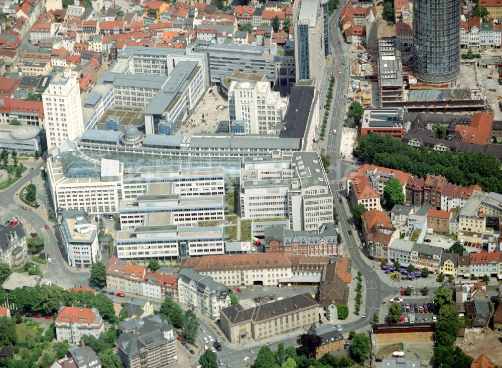 Luftbild JENA - Verwaltungsgebäude der Jenoptik AG im Stadtzentrum Jena