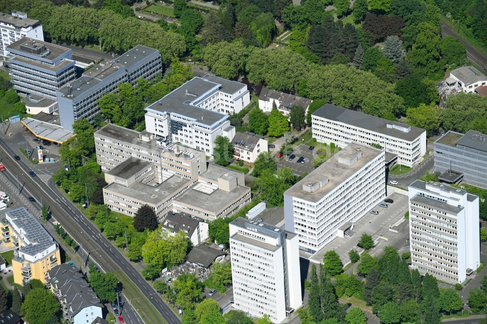 Luftbild Bonn - Verwaltungsgebäude der staatlichen Behörde Bundeszentralamt für Steuern An der Küppe in Bonn im Bundesland Nordrhein-Westfalen, Deutschland