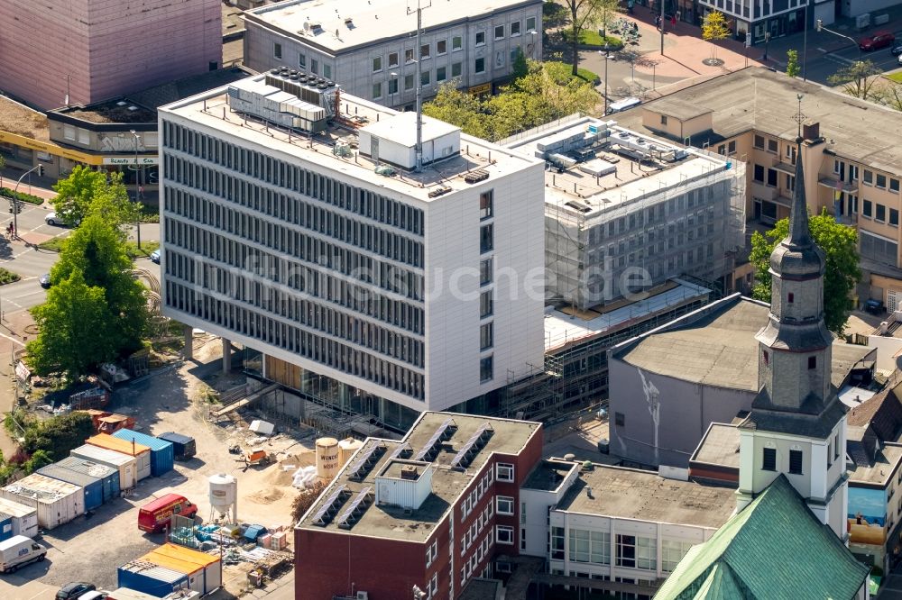 Hamm aus der Vogelperspektive: Verwaltungsgebäude Stadtwerkehaus in Hamm im Bundesland Nordrhein-Westfalen