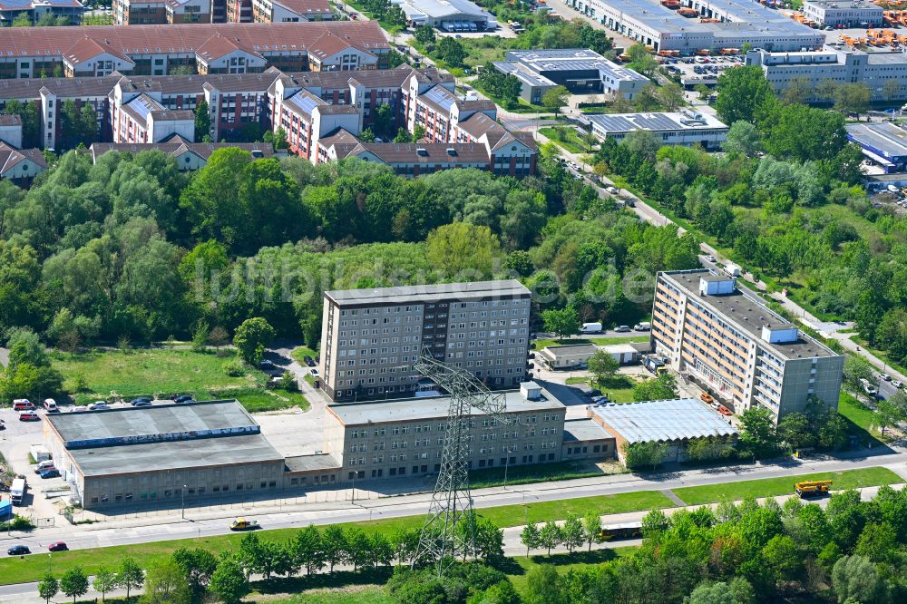 Luftbild Berlin - Verwaltungsgebäude des Zollamt in Berlin, Deutschland