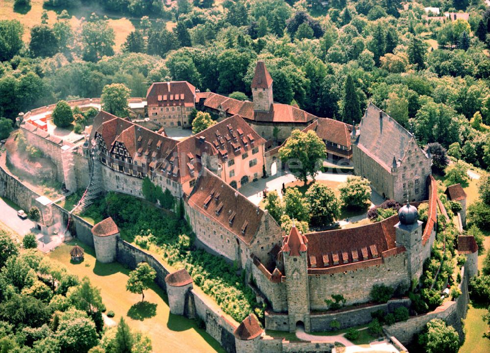 Coburg aus der Vogelperspektive: Veste Coburg