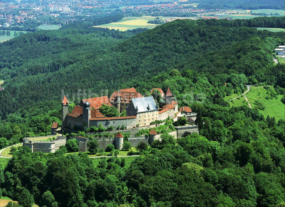 Coburg aus der Vogelperspektive: Veste Coburg