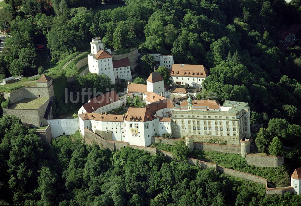 Luftbild Passau - Veste Oberhaus von Passau an der Donau in Bayern