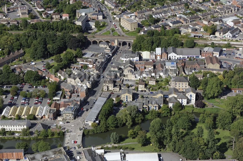 Luftbild Chippenham - Viadukt des Bahn- Brückenbauwerk in Chippenham in England, Vereinigtes Königreich