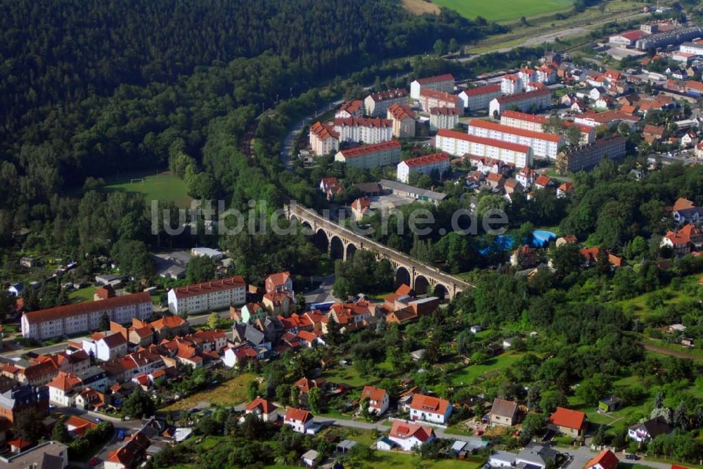 Luftaufnahme Stadtilm - Viadukt über das Ilmtal in Stadtilm