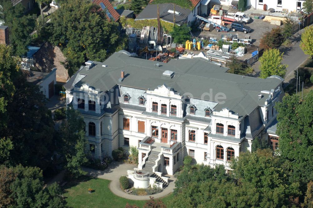 Magdeburg von oben - Villa Böckelmann Bildungsnetzwerk Magdeburg gGmbH